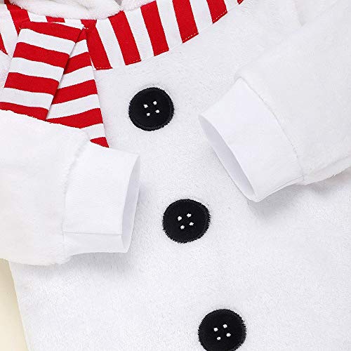 Pelele Navidad Bebe niƱo niƱa Conjunto Mameluco de Felpa de Manga Larga reciƩn Nacido bebƩ Mono con Capucha Mono de muƱeco de Nieve Disfraz Navidad 0-24 Meses Pelele Navidad Bebe niƱo niƱa Conjunto Mameluco de Felpa de Manga Larga reciƩn Nacido bebƩ Mono con Capucha Mono de muƱeco de Nieve Disfraz Navidad 0-24 Meses