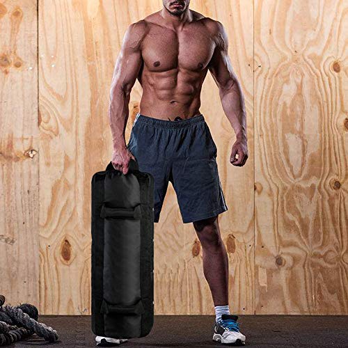 PELLOR Bolsa de Arena con Pesas para el Entrenamiento Físico, Hombres y Mujeres Bolsa de Pesado para Sentadillas y Levantamiento con Pequeñas Bolsas Ajustables, Equipos de Gym/Yoga/Corriendo