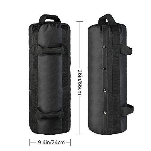 PELLOR Bolsa de Arena con Pesas para el Entrenamiento Físico, Hombres y Mujeres Bolsa de Pesado para Sentadillas y Levantamiento con Pequeñas Bolsas Ajustables, Equipos de Gym/Yoga/Corriendo