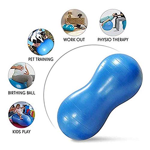 Pelota de masaje de cacahuete hinchable de coil.c con bomba manual de masaje para la espalda, perfecta para terapias de puntos gatillas, control y recuperación