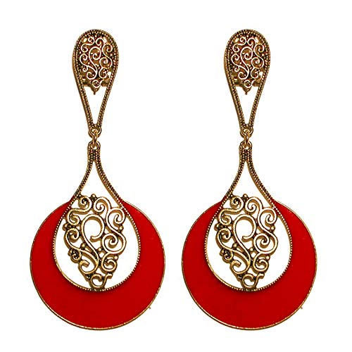 PENDIENTE FLAMENCA (Rojo) PENDIENTE FLAMENCA (Rojo)