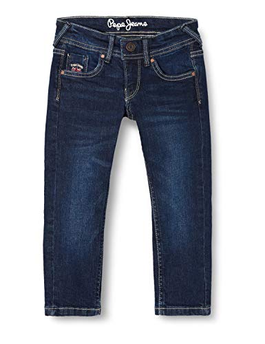 Pepe Jeans Emerson Jean droit, Azul (Dark Used Denim 000), 8 Jahre para Niños