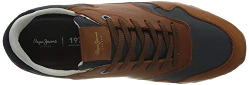 Pepe Jeans London Slab Urban Brown, Zapatillas Hombre, 869tan, 43 EU