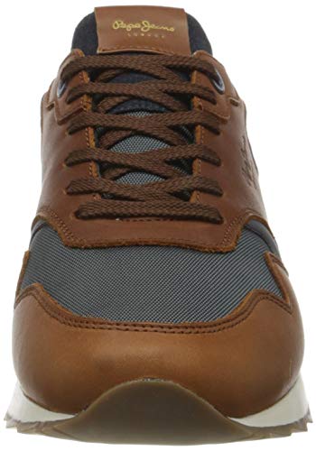 Pepe Jeans London Slab Urban Brown, Zapatillas Hombre, 869tan, 43 EU