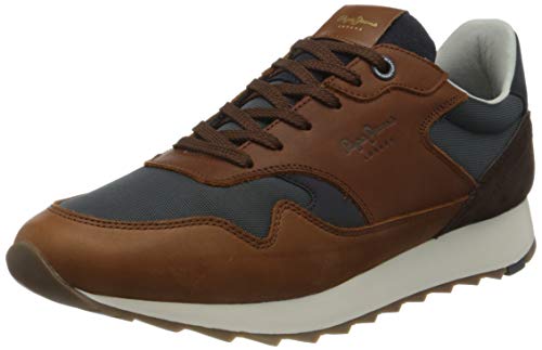 Pepe Jeans London Slab Urban Brown, Zapatillas Hombre, 869tan, 43 EU