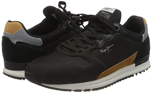 Pepe Jeans London Tinker Pro Racer 0.4, Zapatillas para Hombre, 999black, 41 EU Pepe Jeans London Tinker Pro Racer 0.4, Zapatillas para Hombre, 999black, 41 EU