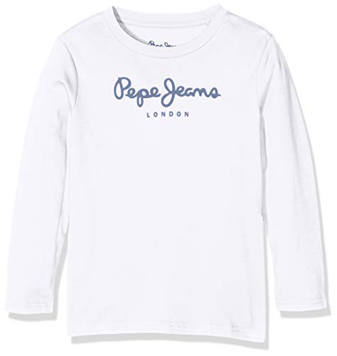 Pepe Jeans New Herman JR Jeans, Blanco (White 800), 10 Anos para Niños