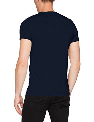 Pepe Jeans Original Basic S/S PM503835 Camiseta, Azul (Navy 595), Small para Hombre