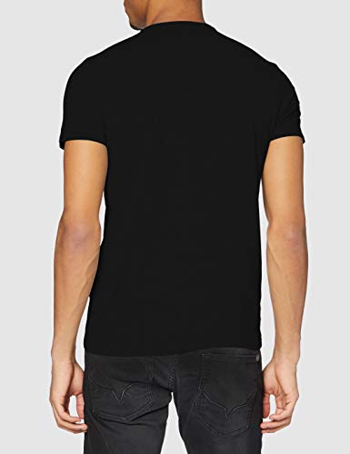 Pepe Jeans Original Basic S/S PM503835 Camiseta, Negro (Black 999), Large para Hombre