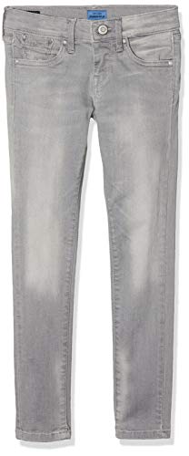 Pepe Jeans PIXLETTE Jeans, Gris (Grey Used DeniM5), 8 años (Talla del Fabricante: 8) para Niñas