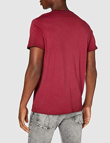 Pepe Jeans West Sir Camiseta, Rojo (Merlot 297), X-Small para Hombre Pepe Jeans West Sir Camiseta, Rojo (Merlot 297), X-Small para Hombre