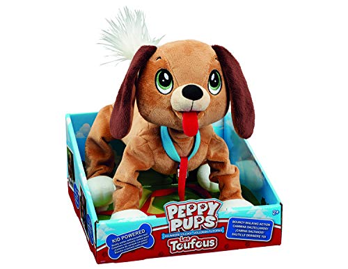 Peppy Pup - Peluche Perrito Camina Contigo (Giochi Preziosi PEP00300)