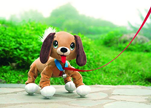 Peppy Pup - Peluche Perrito Camina Contigo (Giochi Preziosi PEP00300)