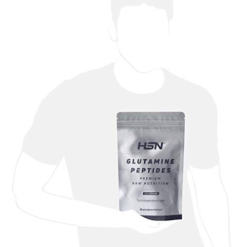 Péptidos de Glutamina de HSN | Máxima Biodisponibilidad y Mayor Asimilación, Recuperación Muscular Óptima, Salud Intestinal | Vegano, Sin Lactosa, Sin Sabor, 1000 gr Péptidos de Glutamina de HSN | Máxima Biodisponibilidad y Mayor Asimilación, Recuperación Muscular Óptima, Salud Intestinal | Vegano, Sin Lactosa, Sin Sabor, 1000 gr