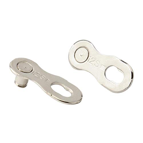 perfeclan Conector Cadena Bicicleta 12 Velocidad Eslabones de Cadena Bici Junta de Enlace Maestro Rápido Dividido en Bicicleta - Plata perfeclan Conector Cadena Bicicleta 12 Velocidad Eslabones de Cadena Bici Junta de Enlace Maestro Rápido Dividido en Bicicleta - Plata