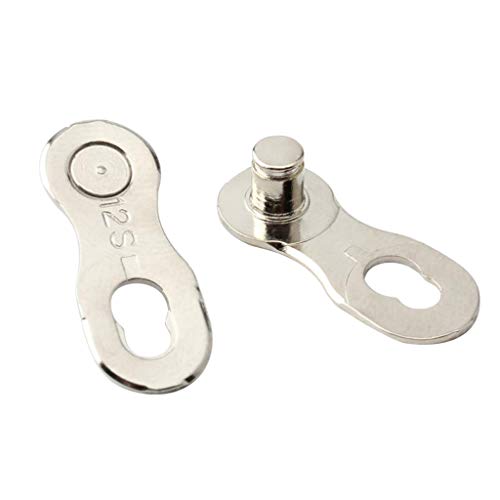 perfeclan Conector Cadena Bicicleta 12 Velocidad Eslabones de Cadena Bici Junta de Enlace Maestro Rápido Dividido en Bicicleta - Plata perfeclan Conector Cadena Bicicleta 12 Velocidad Eslabones de Cadena Bici Junta de Enlace Maestro Rápido Dividido en Bicicleta - Plata