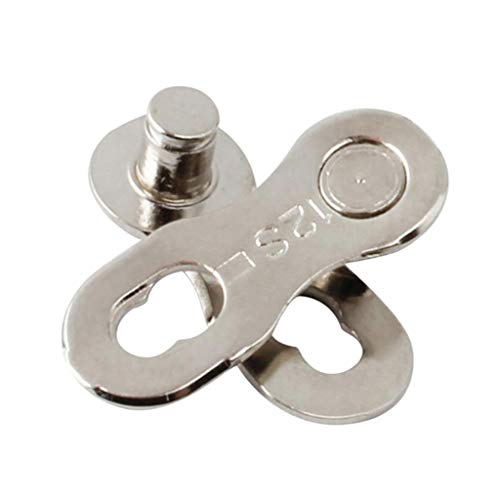 perfeclan Conector Cadena Bicicleta 12 Velocidad Eslabones de Cadena Bici Junta de Enlace Maestro Rápido Dividido en Bicicleta - Plata perfeclan Conector Cadena Bicicleta 12 Velocidad Eslabones de Cadena Bici Junta de Enlace Maestro Rápido Dividido en Bicicleta - Plata
