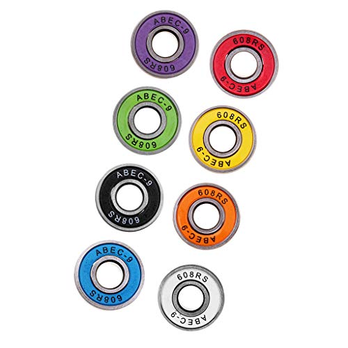 perfeclan RODAMIENTOS DE 8 Piezas 608 RS ABEC 9 8x22x7mm Hockey para Patines EN LÍNEA perfeclan RODAMIENTOS DE 8 Piezas 608 RS ABEC 9 8x22x7mm Hockey para Patines EN LÍNEA