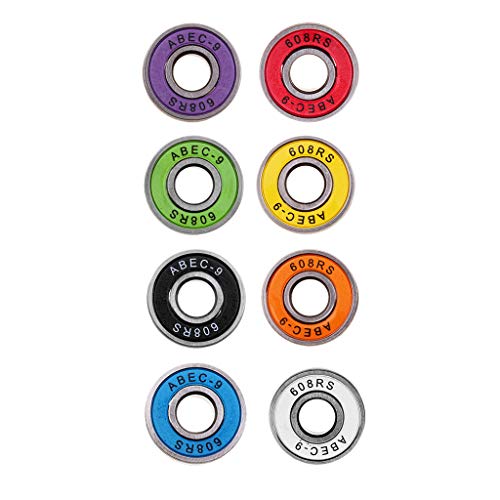 perfeclan RODAMIENTOS DE 8 Piezas 608 RS ABEC 9 8x22x7mm Hockey para Patines EN LÍNEA perfeclan RODAMIENTOS DE 8 Piezas 608 RS ABEC 9 8x22x7mm Hockey para Patines EN LÍNEA