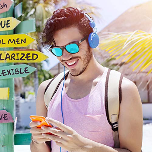 Perfectmiaoxuan Gafas de sol polarizadas Hombre Mujere Lujo Retro/Aire libre Deportes Golf Ciclismo Pesca Senderismo 100% protección UVA gafas unisex golf conducción Gafas gafas de sol (b1lue) Perfectmiaoxuan Gafas de sol polarizadas Hombre Mujere Lujo Retro/Aire libre Deportes Golf Ciclismo Pesca Senderismo 100% protección UVA gafas unisex golf conducción Gafas gafas de sol (b1lue)