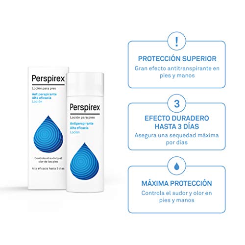 Perspirex ® | Perspirex Desodorante Pies y Manos | Loción Desodorante Antitranspirante para Sudor Pies y Sudor Manos con Hasta 3 días de Protección y Frescura | 100 Ml Perspirex ® | Perspirex Desodorante Pies y Manos | Loción Desodorante Antitranspirante para Sudor Pies y Sudor Manos con Hasta 3 días de Protección y Frescura | 100 Ml