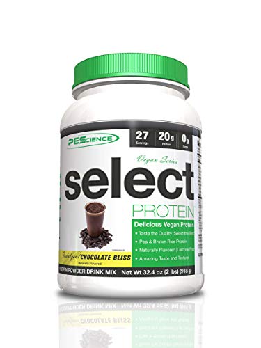 PEScience - seleccionar proteínas veganas serie Bliss Chocolate indulgente - 2 libras. PEScience - seleccionar proteínas veganas serie Bliss Chocolate indulgente - 2 libras.