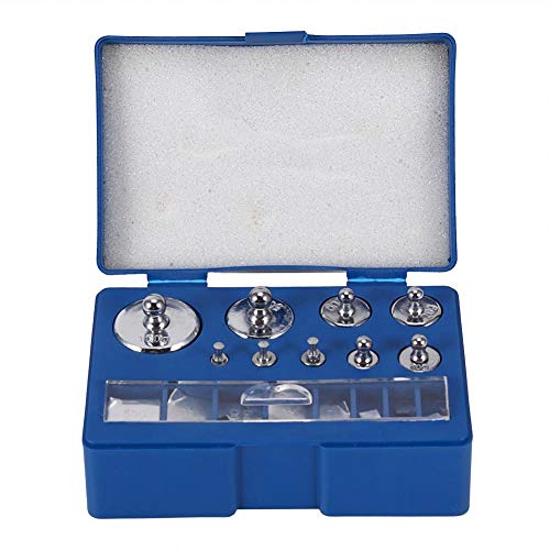 Pesos de calibración, 17 unidades, 10 mg-100 g (total 211,1 g), juego de pesas de calibración de precisión, pesas de prueba de acero inoxidable para básculas de bolsillo digitales Pesos de calibración, 17 unidades, 10 mg-100 g (total 211,1 g), juego de pesas de calibración de precisión, pesas de prueba de acero inoxidable para básculas de bolsillo digitales