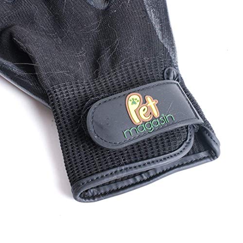 PET MAGASIN Guantes Quita pelos (1 par) - Guantes interactivos para masajes y Cepillado con Puntas de Silicona para Quitar Pelo Suavemente para Gatos, Perros, Caballos y Otras Mascotas PET MAGASIN Guantes Quita pelos (1 par) - Guantes interactivos para masajes y Cepillado con Puntas de Silicona para Quitar Pelo Suavemente para Gatos, Perros, Caballos y Otras Mascotas