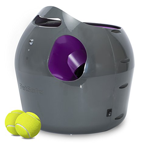 PetSafe: Lanzador automático de Pelotas de Tenis para Perros, Juguete Interactivo para Perros, Entrenamiento de Juego en Interiores o Exteriores, Configuración múltiple, Resistente al Agua PetSafe: Lanzador automático de Pelotas de Tenis para Perros, Juguete Interactivo para Perros, Entrenamiento de Juego en Interiores o Exteriores, Configuración múltiple, Resistente al Agua