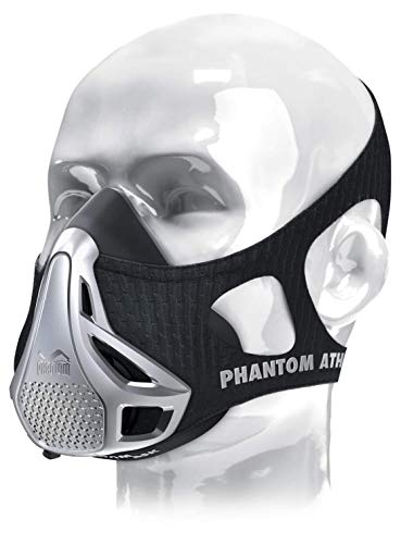 Phantom Athletics Training Mask - Aumente su Rendimiento en el Deporte - Plateado/Negro Phantom Athletics Training Mask - Aumente su Rendimiento en el Deporte - Plateado/Negro