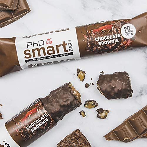 PhD Smart Bar Barritas Proteína Caja variada (12 x 64g), 31% Proteína, multicolo