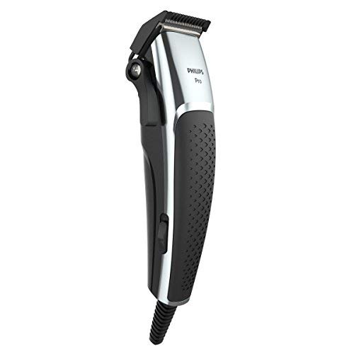 Philips HC5100/15 Cortapelos Profesional con 7 peines guía, Cuchillas afiladas para un Afeitado apurado y preciso, Plata Philips HC5100/15 Cortapelos Profesional con 7 peines guía, Cuchillas afiladas para un Afeitado apurado y preciso, Plata