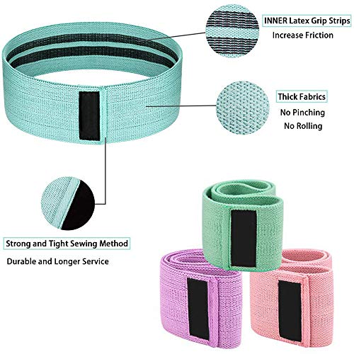 Phiraggit Banda elástica de Fitness, (3 Piezas) Banda de Resistencia con 3 Niveles de Fuerza, Adecuada para Fitness en casa, Yoga Pilates, con Bolsa de Almacenamiento Phiraggit Banda elástica de Fitness, (3 Piezas) Banda de Resistencia con 3 Niveles de Fuerza, Adecuada para Fitness en casa, Yoga Pilates, con Bolsa de Almacenamiento