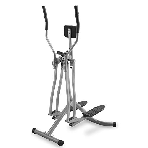Physionics Bicicleta Elíptica - con Pantalla LCD, Pulsómetro y Soporte Abdominal, de Acero - Cross-Trainer, Máquina de Correr, Air Walker, Caminador, Stepper Physionics Bicicleta Elíptica - con Pantalla LCD, Pulsómetro y Soporte Abdominal, de Acero - Cross-Trainer, Máquina de Correr, Air Walker, Caminador, Stepper