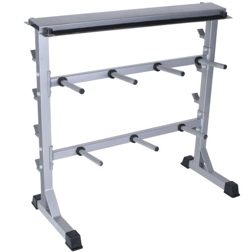 Physionics - Soporte para mancuernas - Aprox. 47 x 100 x 95 cm Physionics - Soporte para mancuernas - Aprox. 47 x 100 x 95 cm