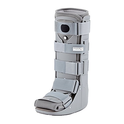 PhysioRoom Air Shield Walker - Pie, Tobillo y Heal Fractura Soporte de compresión, adaptable, transpirable e higiénico Brace con paneles delanteros y traseros extraíbles, ayuda a la rehabilitación y aumenta la estabilidad - Walker Boot