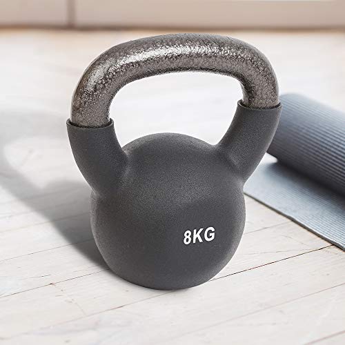 Physioroom Pesa Rusa Neopreno de 6 kg, Fácil Agarre, Revestimiento de Neopreno Suave, Entrenamiento Físico Gimnasio Hogareño Entrenamiento de Fuerza, Levantamiento de Pesas, Tonificación Muscular