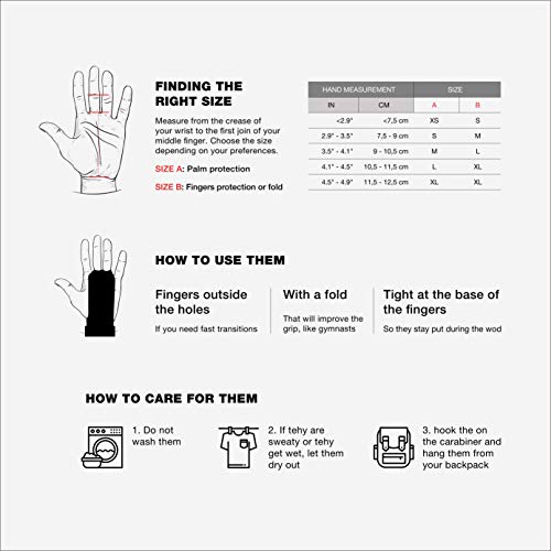 PICSIL Calleras Eagle para Cross Training 2&3 Agujeros Agarre y Protector de Mano o Guantes para Gimnasia Unisex para Hombres y Mujeres en Deportes de Fitness Calistenia Halterofilia (Talla XL) PICSIL Calleras Eagle para Cross Training 2&3 Agujeros Agarre y Protector de Mano o Guantes para Gimnasia Unisex para Hombres y Mujeres en Deportes de Fitness Calistenia Halterofilia (Talla XL)