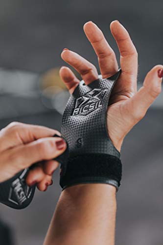 PICSIL Calleras RX Carbon para Cross Training 2 Agujeros Agarre y Protector de Mano o Guantes para Gimnasia Unisex para Hombres y Mujeres en Deportes Calistenia Halterofilia (Talla S, Naranja) PICSIL Calleras RX Carbon para Cross Training 2 Agujeros Agarre y Protector de Mano o Guantes para Gimnasia Unisex para Hombres y Mujeres en Deportes Calistenia Halterofilia (Talla S, Naranja)