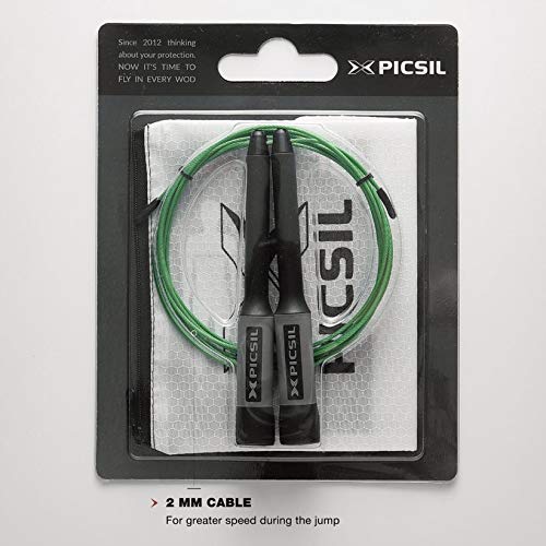 PicSil Sphinx Rope Cuerda de Saltar Ligera 28grs de Plástico Resistente y Duradero Cable Ajustable para Alta Velocidad orientada Profesionales Hombres y Mujeres del Fitness y Cross Training(Rojo) PicSil Sphinx Rope Cuerda de Saltar Ligera 28grs de Plástico Resistente y Duradero Cable Ajustable para Alta Velocidad orientada Profesionales Hombres y Mujeres del Fitness y Cross Training(Rojo)