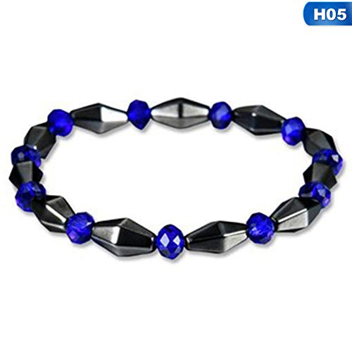 PicZhiwenture Pulseras 1Pcs P¨¦rdida de Peso Terapia con Piedras Pulseras para Adelgazar Cuidado de la Salud Hematita Estiramiento Pulseras con Cuentas para Hombres Mujeres 5 PicZhiwenture Pulseras 1Pcs P¨¦rdida de Peso Terapia con Piedras Pulseras para Adelgazar Cuidado de la Salud Hematita Estiramiento Pulseras con Cuentas para Hombres Mujeres 5
