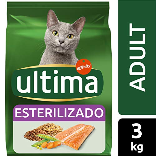 Pienso para Gatos Esterilizados Adulto con Salmón - 3kg Pienso para Gatos Esterilizados Adulto con Salmón - 3kg