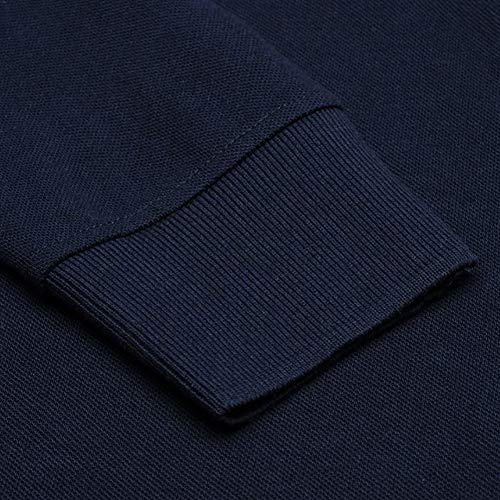 Pierre Cardin Hombre Polo Premium de Manga Larga Ajuste Clásico (5XL, Navy) Pierre Cardin Hombre Polo Premium de Manga Larga Ajuste Clásico (5XL, Navy)