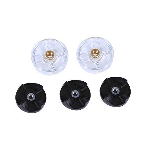 Piezas de repuesto de la licuadora 2 Engranaje de la base Recambio de 3 cuchillas para Magic Bullet 250W Juicer Mixer Piezas de repuesto de la licuadora 2 Engranaje de la base Recambio de 3 cuchillas para Magic Bullet 250W Juicer Mixer