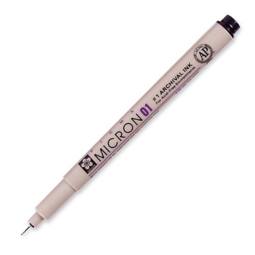Pigma Micron XSDK-6 - Rotulador de punta fina negro (trazo extra fino) Pigma Micron XSDK-6 - Rotulador de punta fina negro (trazo extra fino)