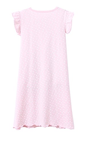 Pijama con Estampado de Corazones de niña PJS Shortie Vestido Camisa Larga 10-12 Rosa Pijama con Estampado de Corazones de niña PJS Shortie Vestido Camisa Larga 10-12 Rosa