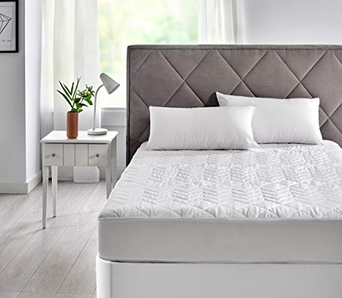 Pikolin Home - Cubre colchón acolchado, antialérgico (antiácaros, bacterias y moho), impermeable, 150x190/200cm-Cama 150 (Todas las medidas) Pikolin Home - Cubre colchón acolchado, antialérgico (antiácaros, bacterias y moho), impermeable, 150x190/200cm-Cama 150 (Todas las medidas)