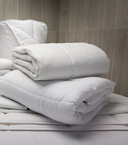 Pikolin Home - Edredón/Relleno nórdico de fibra antiácaros, otoño-invierno, 300gr/m², color blanco, 150x220cm-Cama 80/90 (Todas las medidas) Pikolin Home - Edredón/Relleno nórdico de fibra antiácaros, otoño-invierno, 300gr/m², color blanco, 150x220cm-Cama 80/90 (Todas las medidas)