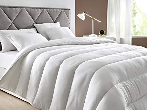 Pikolin Home - Edredón/Relleno nórdico  hipoalergénico de fibra Aloe Vera, invierno, 400gr/m², 220x220cm-Cama 135/140 (Todas las medidas)