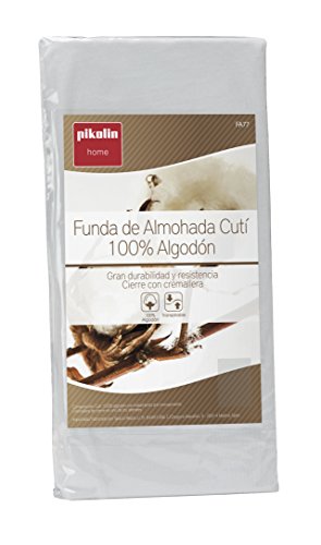 Pikolin Home - Funda de almohada cutí, 100% algodón satén, 30x50cm (Todas las medidas)